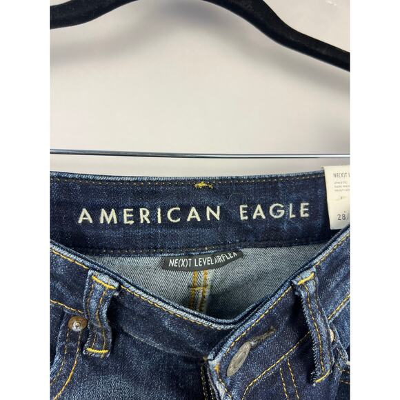 American Eagle Jeans, Athletic Fit Dark Wash Denim Ne(X)t Level Airflex, Stretch - Picture 8 of 16